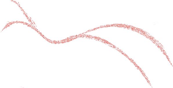 rose gold glitter curve line