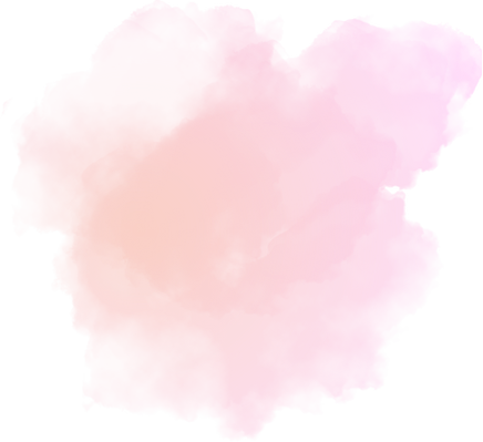 Abstract pink watercolor elements